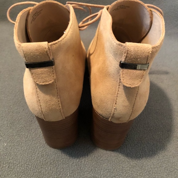 French Connection Dinah Suede Lace Up Ankle Boots - Picture 5 of 8